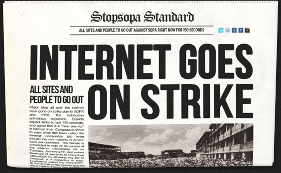 Sopa Strike Paper