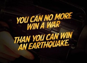 War and Earthquakes