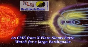 CME Slams Earth