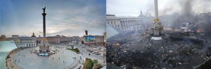 Kiev Today Vs Yesterday