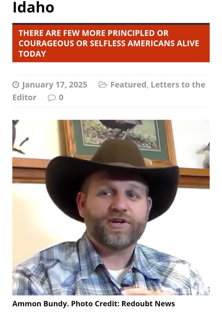 An Open Letter To ACLU Idaho • Ammon Bundy